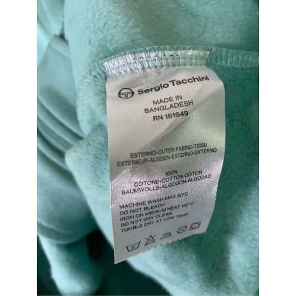 Sergio Tacchini Serif Logo zip up hoodie Canton men's size XL NEW NWT - Picture 5 of 6